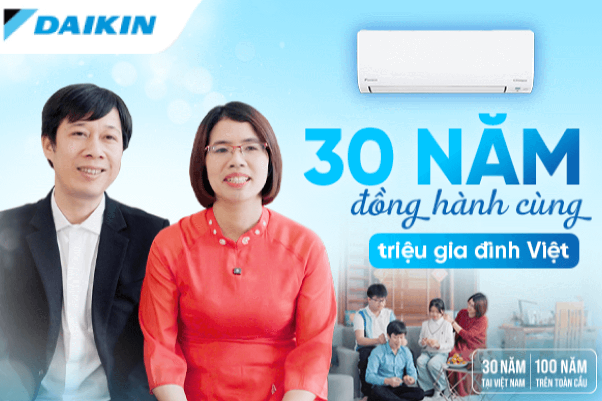 Daikin đồng hành cùng chất lượng cuộc sống Việt