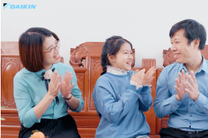 Gia đình Hưng Yên “mê mẩn” Daikin: Mát lành